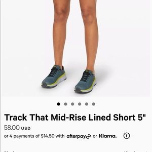 New With Tag Lululemon Short